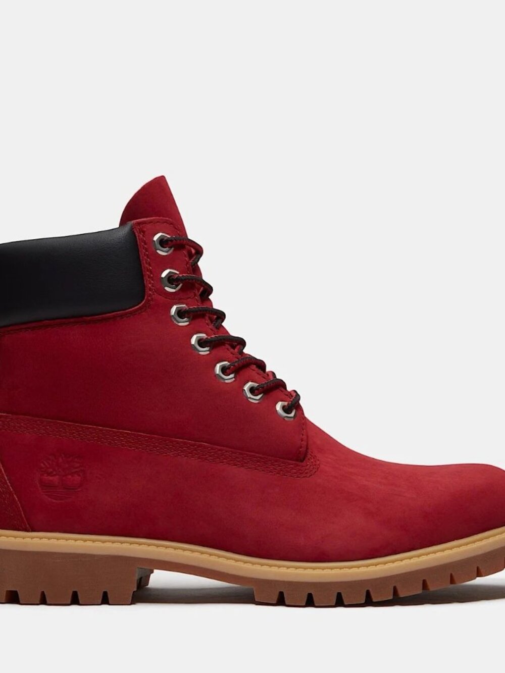 Men's Timberland Premium 6 Waterproof Boots - Dark Red Gum Nubuck TB0A41MWEQ1